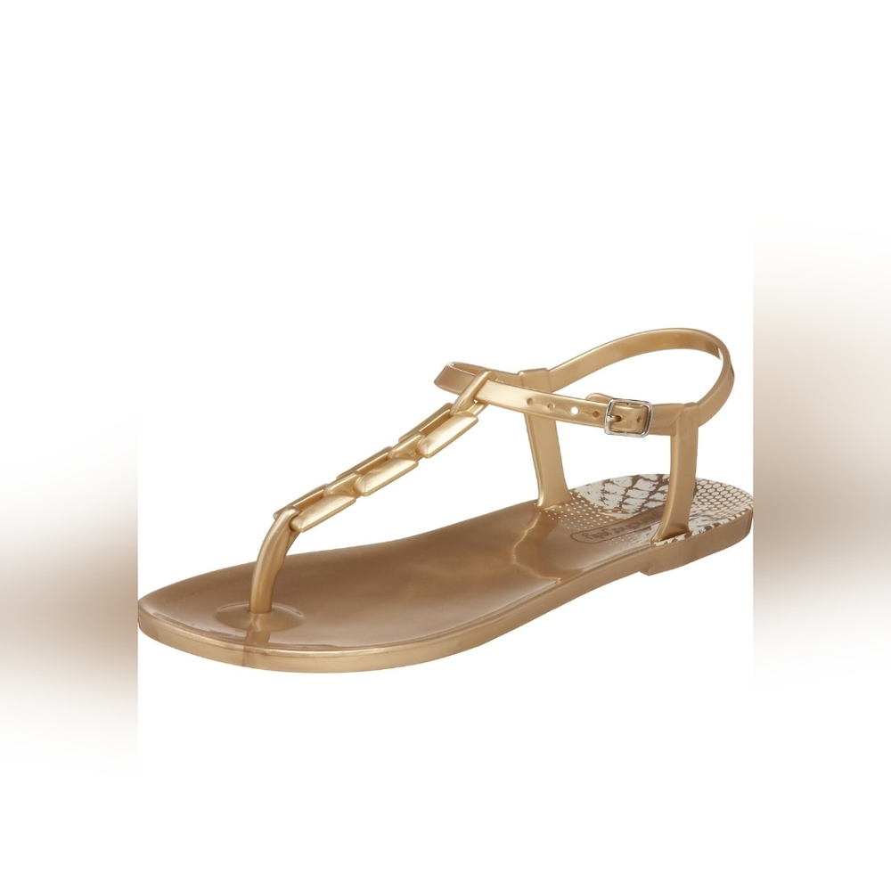 Grendha Women's Jody Fruits T-Strap Sandals Sz10